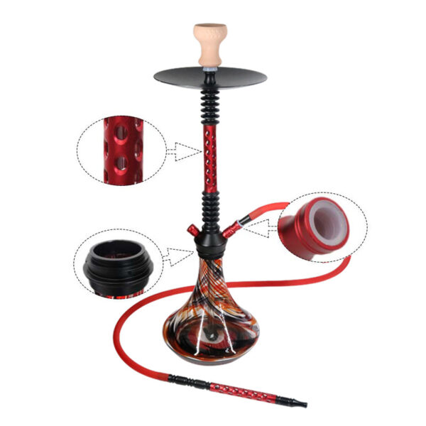 Chicha Rouge et Noir | Boutique French Chicha