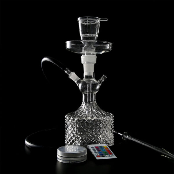 Chicha en Cristal Bleu | Boutique French Chicha